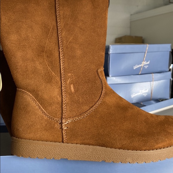 Tall Shearling Genuine Leather Boots - Picture 3 of 4